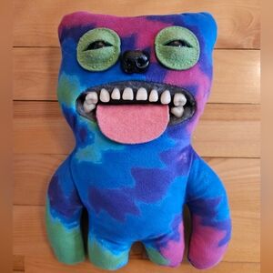 Fuggler Laboratory Misfits 9" Plush - Sir Belch (Tie-dye) Blue Green Purple Pink